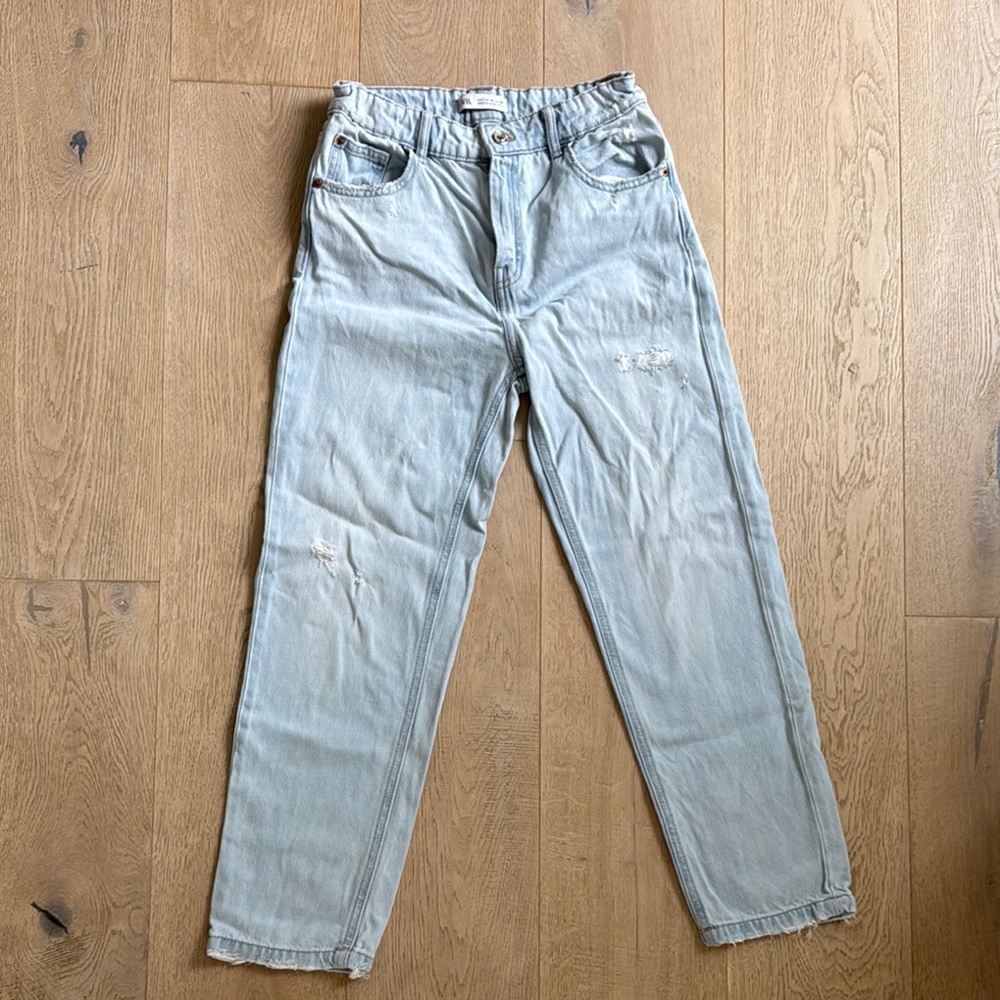 Zara kid’s Size 13-14 blue Jeans Classic Straight Leg Denim